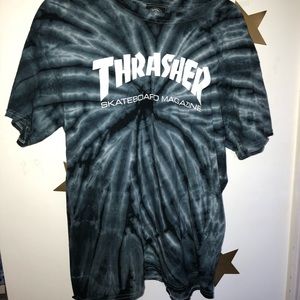 Thrasher tie die shirt